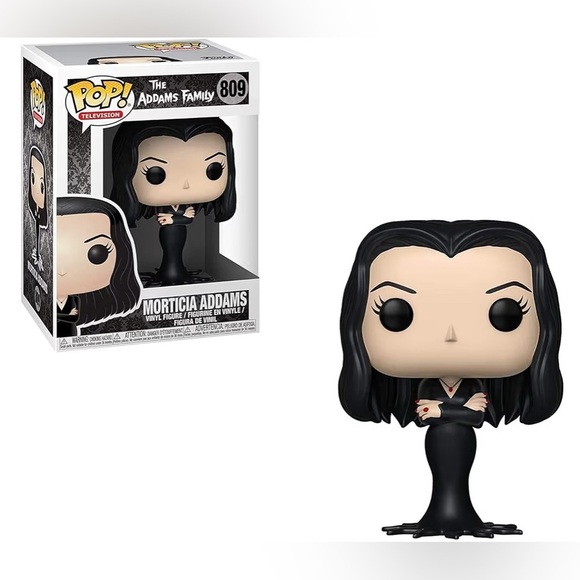 Funko Other - Funko Pop The Addams Family Morticia Figure - Black and White
